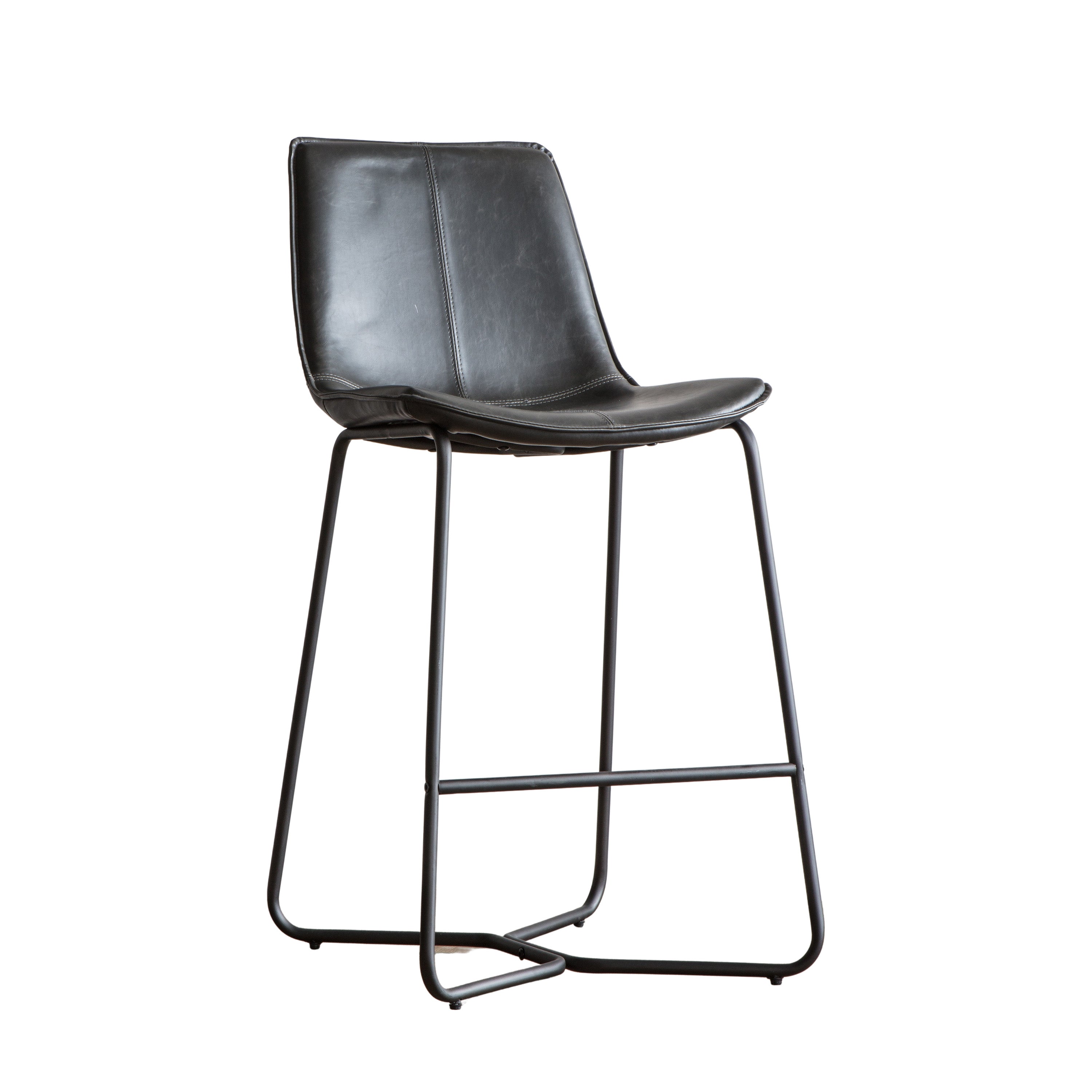 #Colour:Black Faux Leather