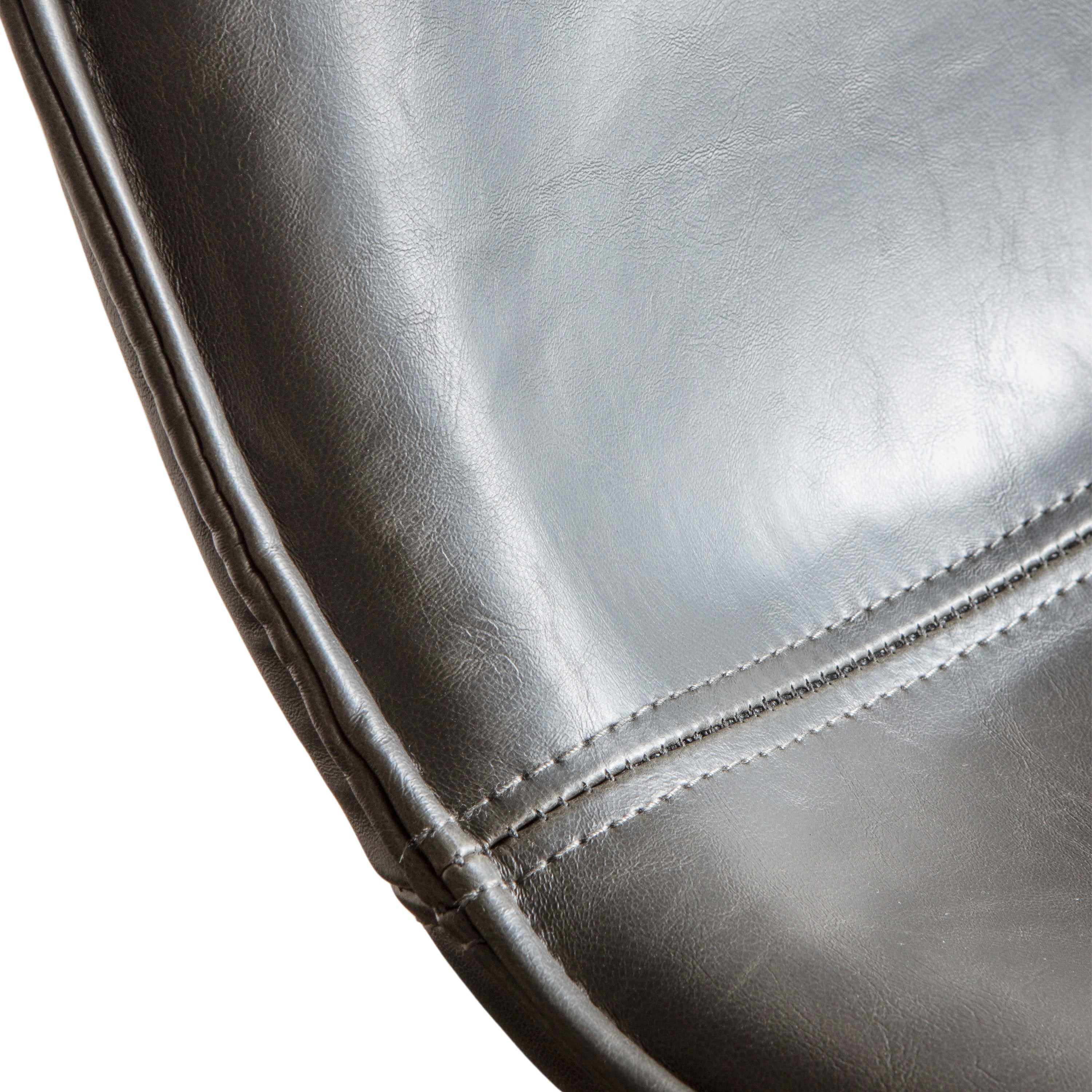 #Colour:Black Faux Leather