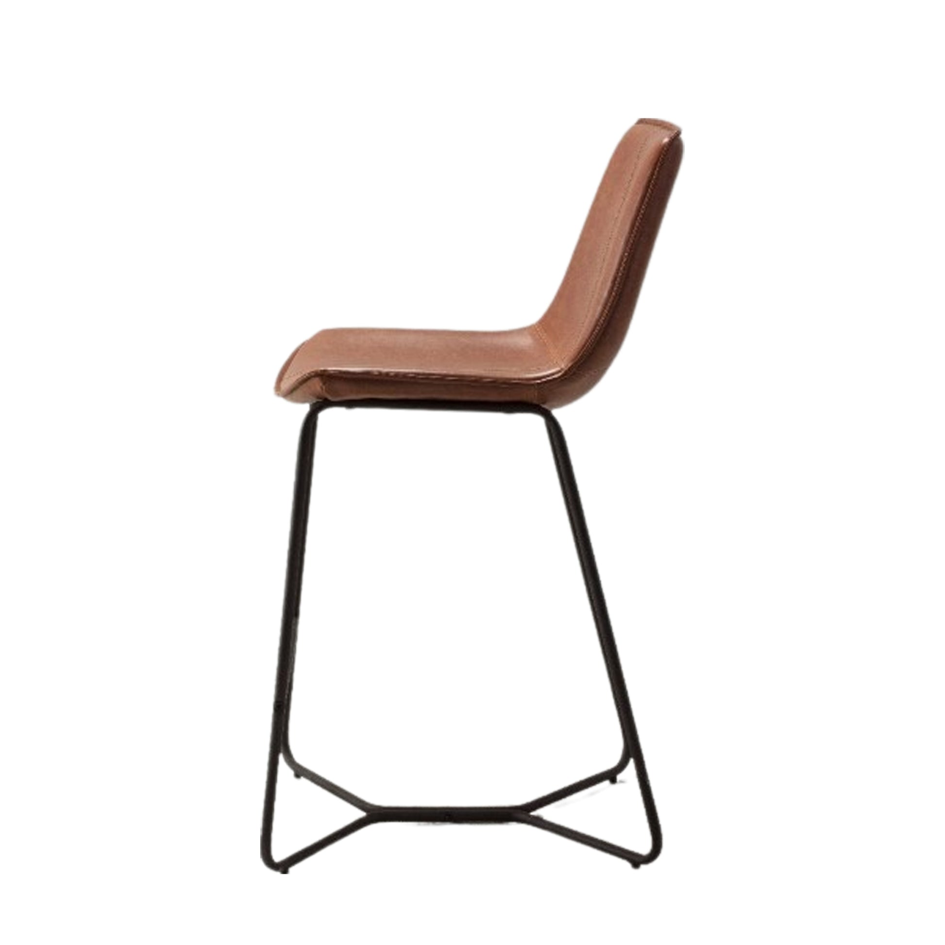 #Colour:Brown Faux Leather