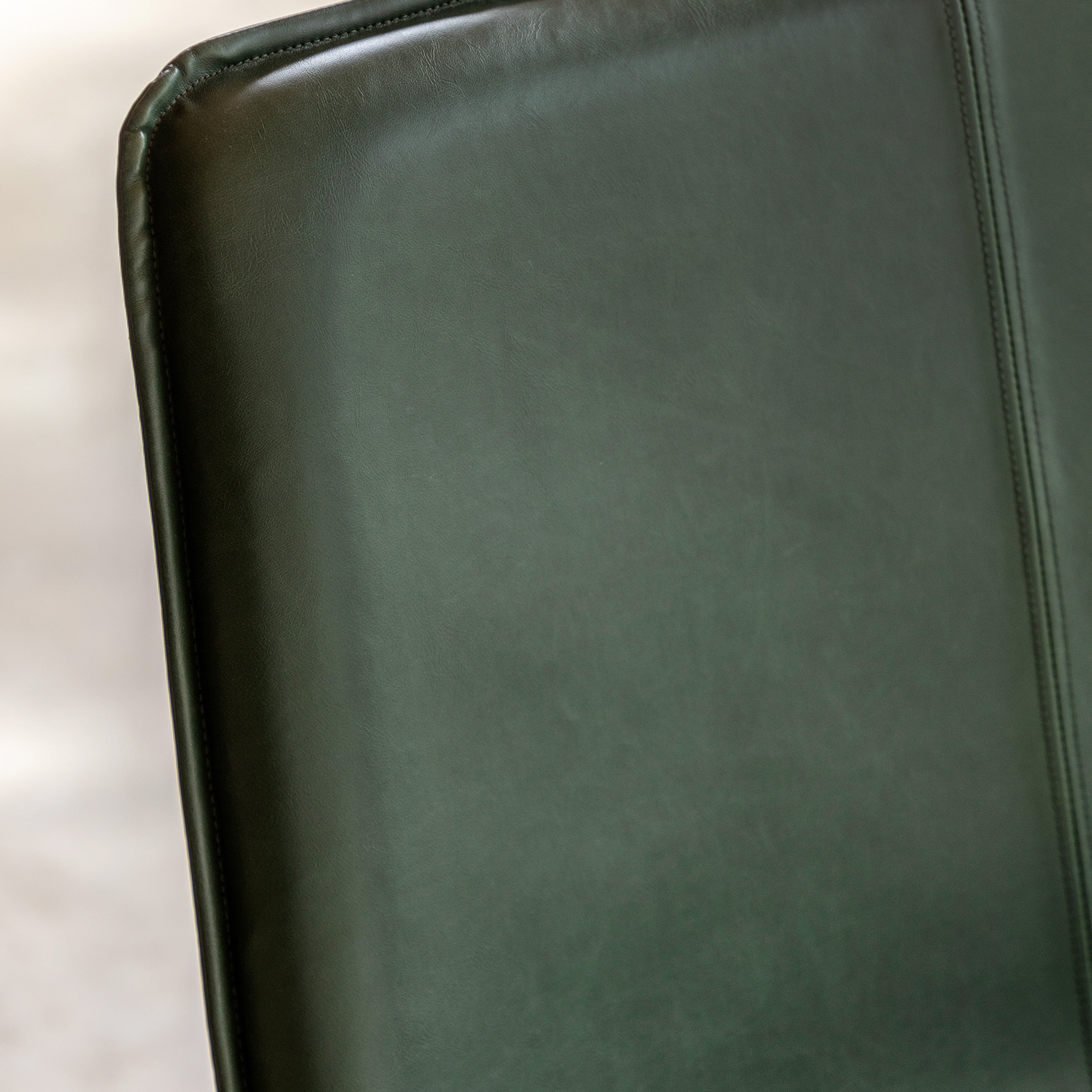 #Colour:Green Faux Leather