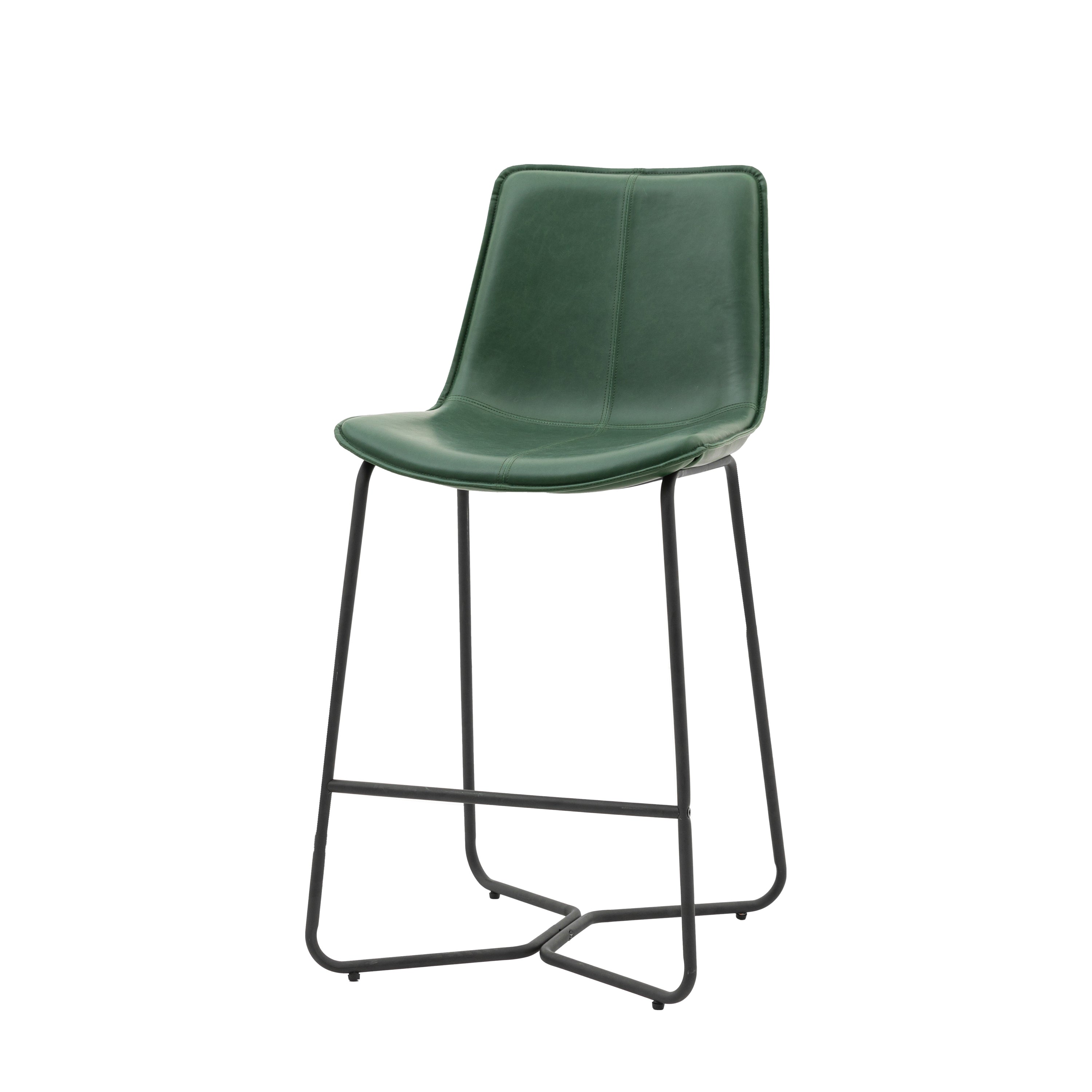 #Colour:Green Faux Leather