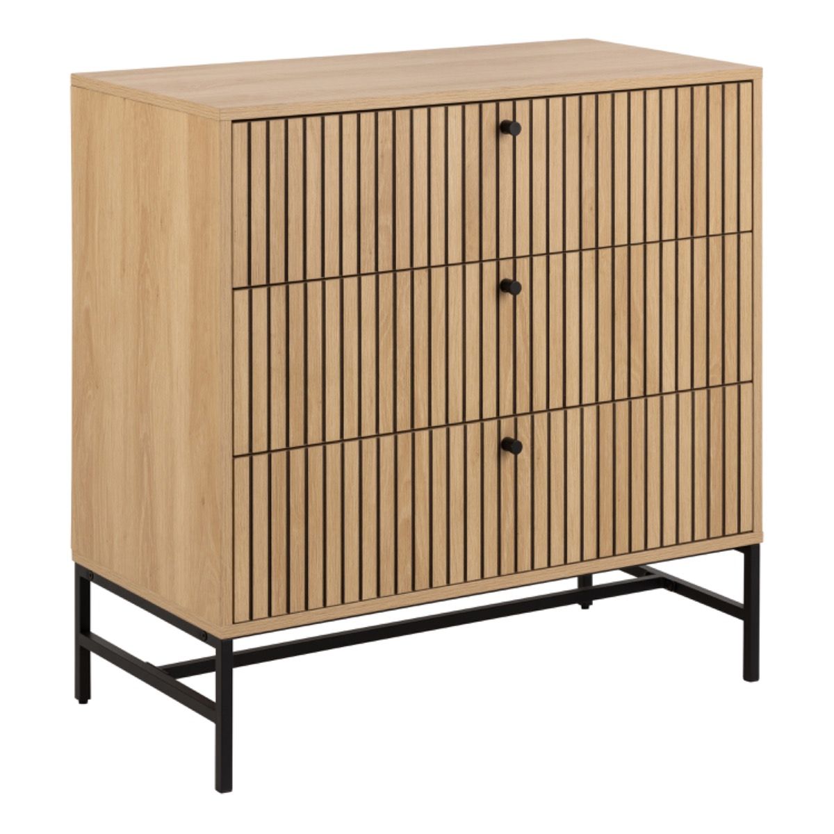 #Colour:Oak Size:3 Drawer