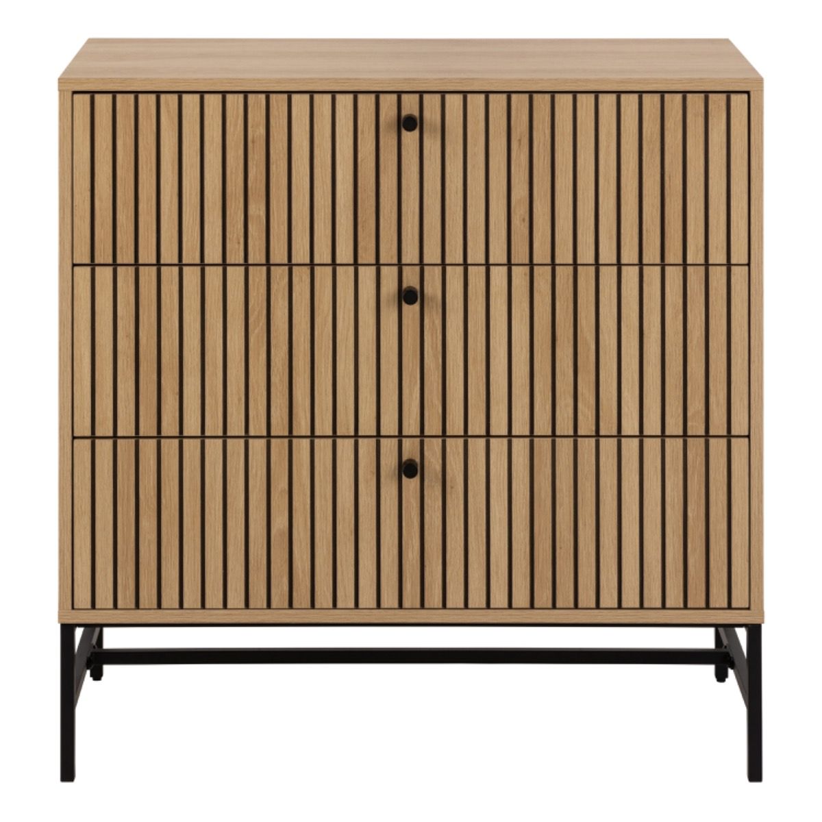 #Colour:Oak Size:3 Drawer