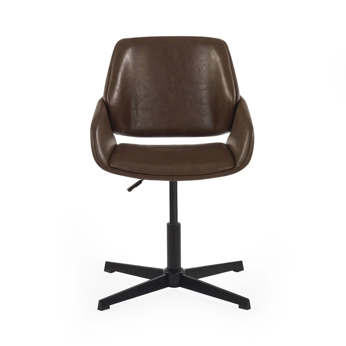 #Colour:Brown Faux Leather