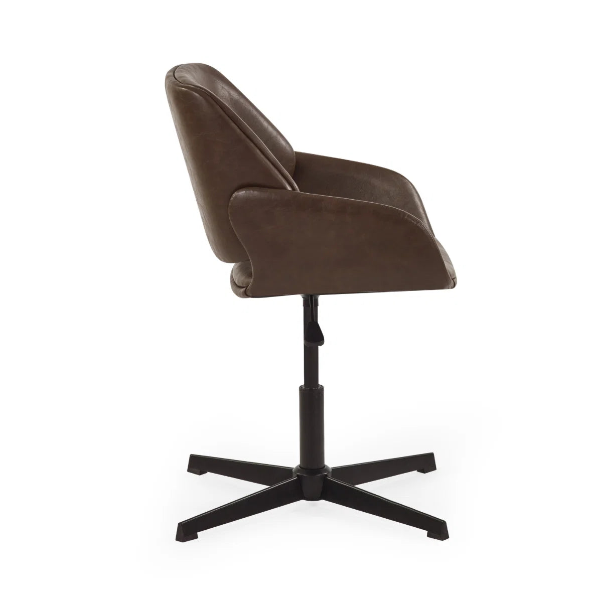 #Colour:Brown Faux Leather