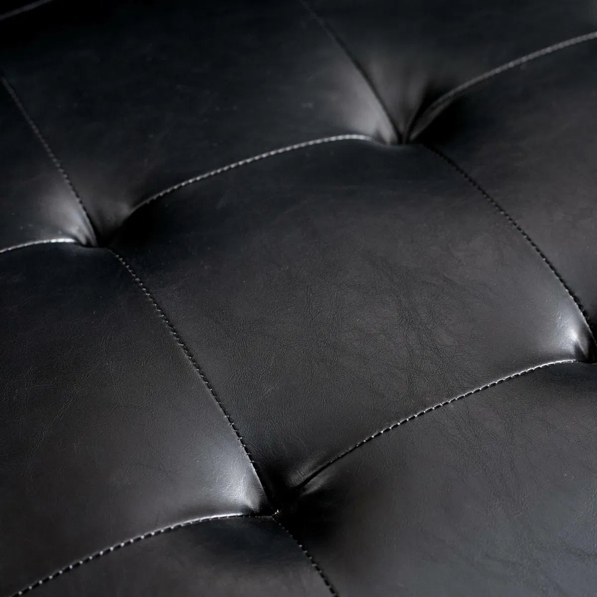 #Colour:Black Faux Leather