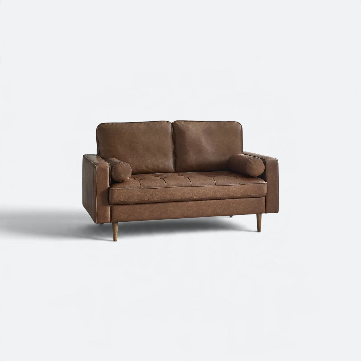 #Colour: Brown Faux Leather