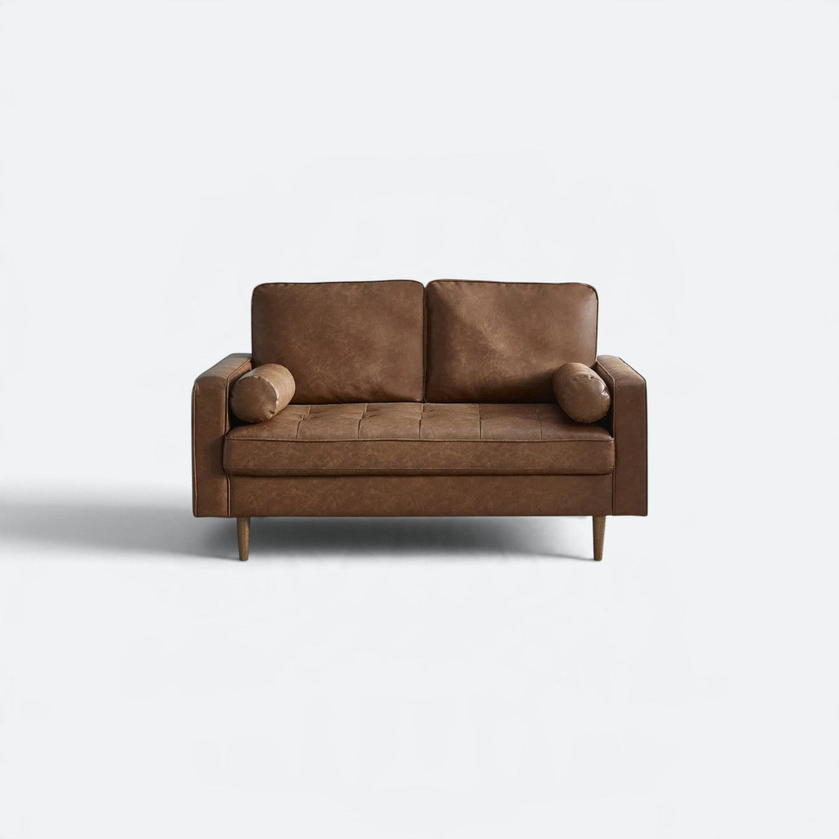 #Colour: Brown Faux Leather