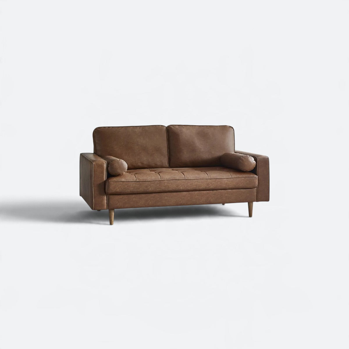 #Colour: Brown Faux Leather