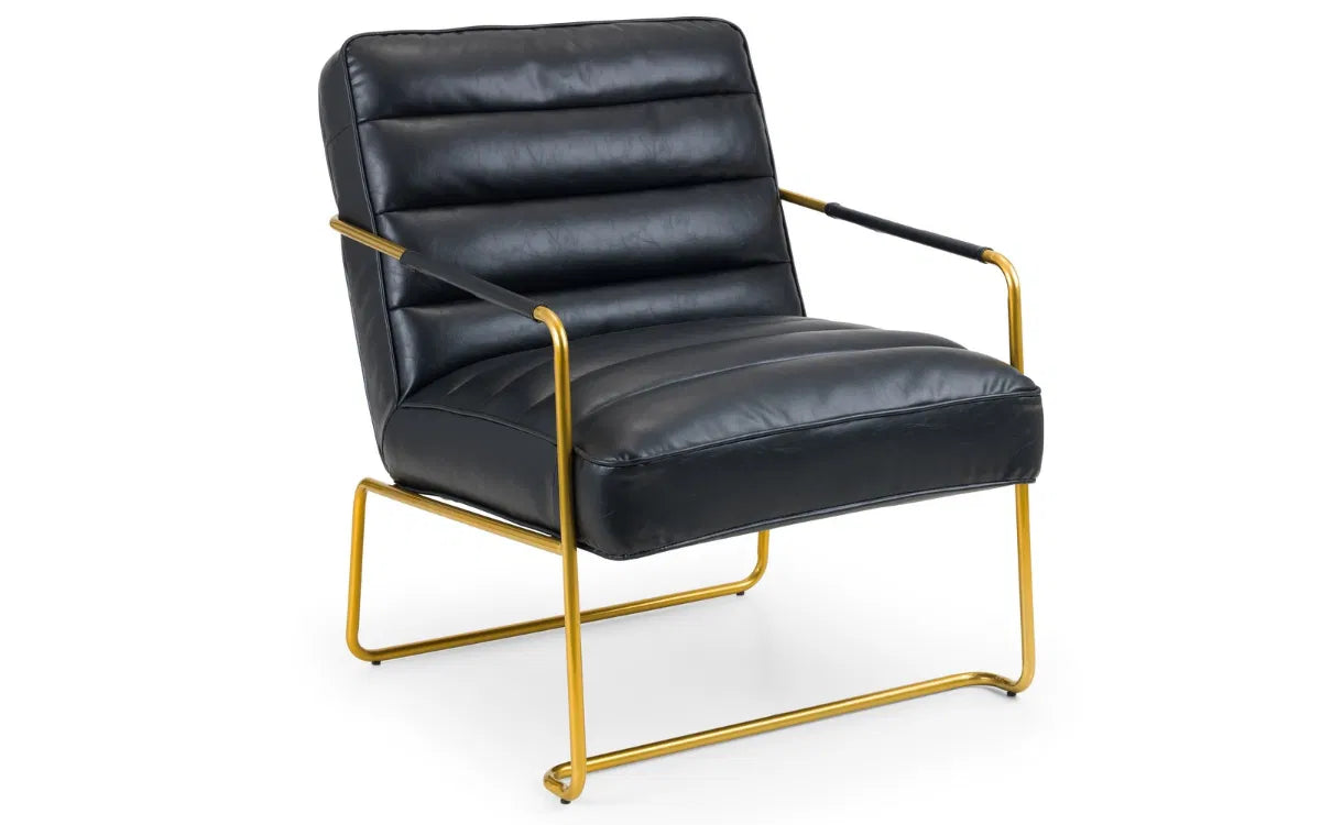 #Colour:Black Faux Leather