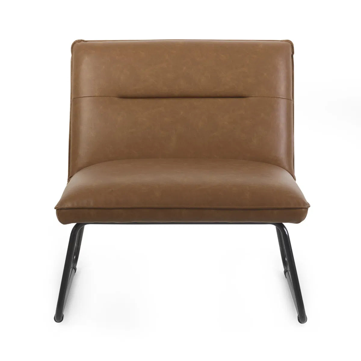 #Colour:Brown Faux Leather