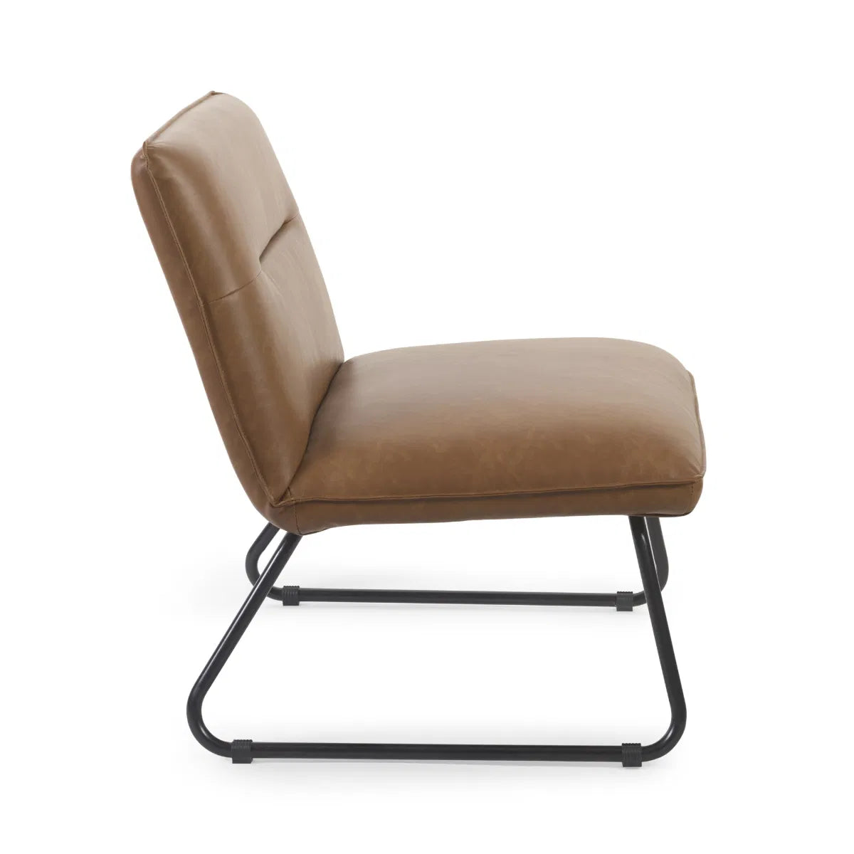 #Colour:Brown Faux Leather