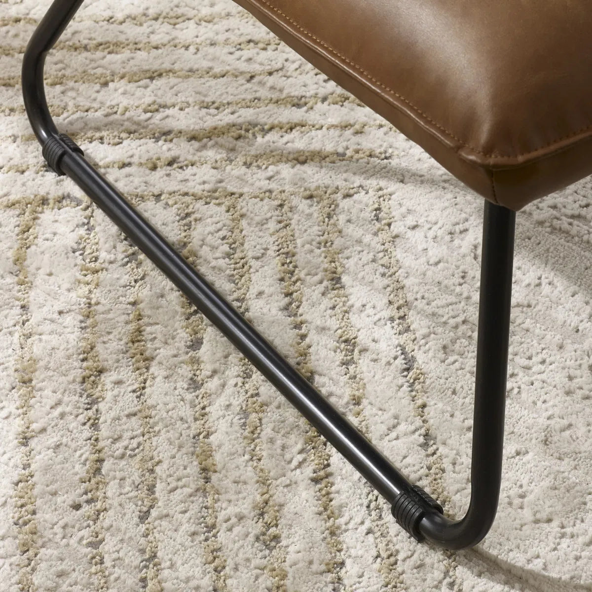 #Colour:Brown Faux Leather